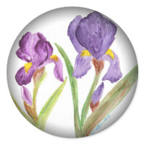 Purple Iris by EelKat stickers by eelkat Purple Iris by EelKat stickers