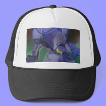 Purple Iris cap hats by artbylmr Purple Iris cap hats