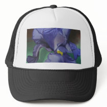 Purple Iris cap hats by artbylmr Purple Iris cap hats