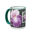 Purple Iris Family & Friends Mug - Customized by SherryHolderHunt Purple Iris Family & Friends Mug - Customized