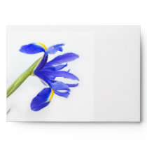 Purple Iris Flower Envelope