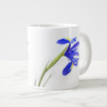 Purple Iris Flower Jumbo Mug