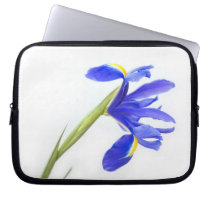 Purple Iris Flower Laptop Sleeve