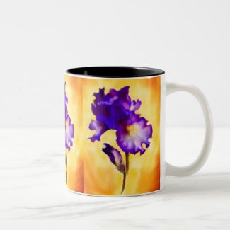 Purple Iris (flower) Mug mug