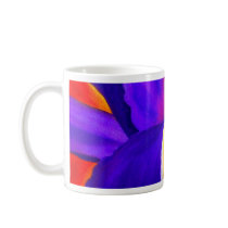 Purple Iris Flower Painting Art - Multi Mugs