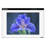 Purple Iris flower Skins For Laptops