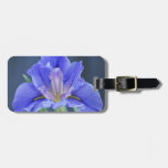 Purple Iris flower Tag For Luggage