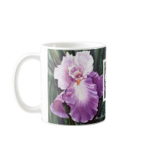 Purple Iris Friendship Mug by SherryHolderHunt Purple Iris Friendship Mug