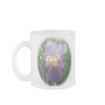 Purple Iris Frosted Mug