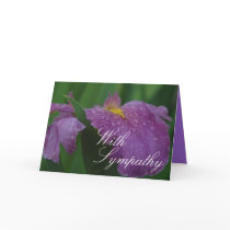 Purple Iris Greeting Card