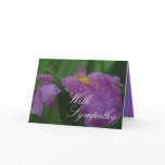 Purple Iris Greeting Card