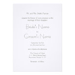 Purple Iris II Wedding Custom Invites