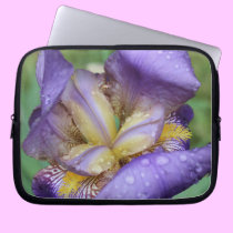 Purple Iris (Iris Germanica) Laptop Sleeves