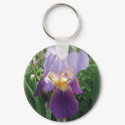 Purple Iris keychains