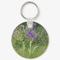 Purple Iris keychains