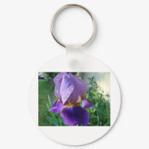 Purple Iris keychains by litehrse Purple Iris keychains