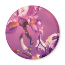 purple iris magnets