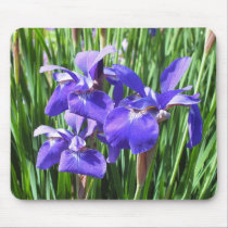 Purple Iris Mouse Pad mousepads