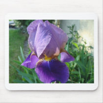 Purple Iris mousepads by litehrse Purple Iris mousepads