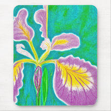 Purple Iris Mousepad