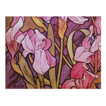 Purple Iris Post Card