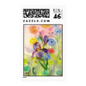 Purple Iris Postage postage