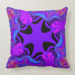 Purple Iris Star Pillow pillows