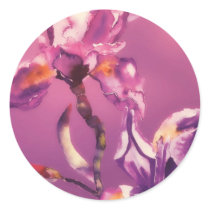 purple iris stickers