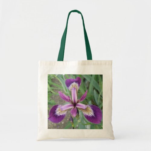 Purple Iris Tote Bag bag