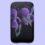 Purple Iris watercolor Case-Mate Case casemate cases