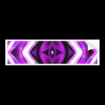 Purple Is Groovy bumper stickers