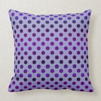 Purple Jeweled Look Pillow