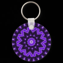 Purple Kaledoscope keychains by artberry Purple Kaledoscope keychains