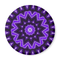 Purple Kaledoscope Magnet