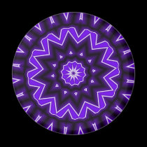 Purple Kaledoscope magnets by artberry Purple Kaledoscope magnets