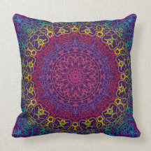 Purple Kaleidoscope American MoJo Pillows