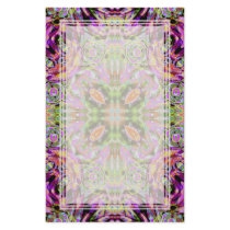 Purple Kaleidoscope Blank Stationery
