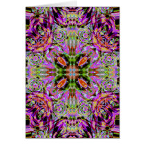 Purple Kaleidoscope Cards