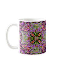 Purple Kaleidoscope Mugs