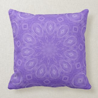 Purple Kaleidoscope Pillow