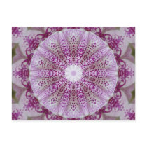Purple Kaleidoscope Postcard