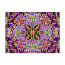 Purple Kaleidoscope Postcard
