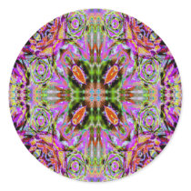 Purple Kaleidoscope Stickers