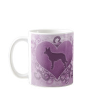 Purple Kelpie Valentine Coffee Mugs