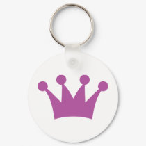 purple king crown keychains