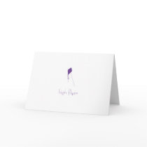 Purple Kite Congratulations Card