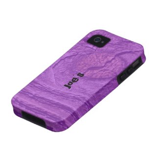 Purple Knotty Wood Case For The iPhone 4