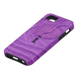 Purple Knotty Wood iPhone 5 Case