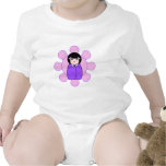 Purple Kokeshi Doll