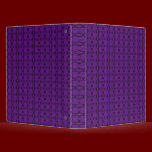 Purple Lace 1" Binder binders